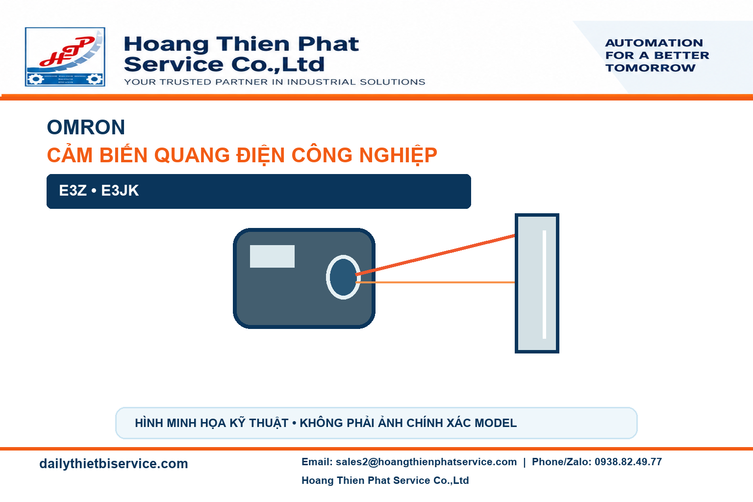 Omron E3Z-LL61, E3JK-RR11C-2M - thẻ hình minh họa kỹ thuật